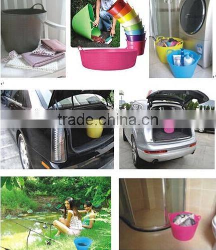 Large capacity plastic bucket, Multi-purpose storage barrel < SG1600>
