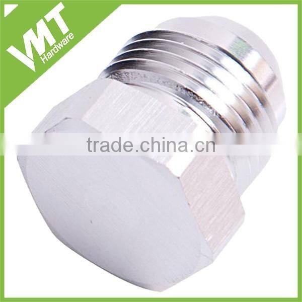 Car performance Flare Plug Male Nut 8 AN Block Off Cap Fitting Black