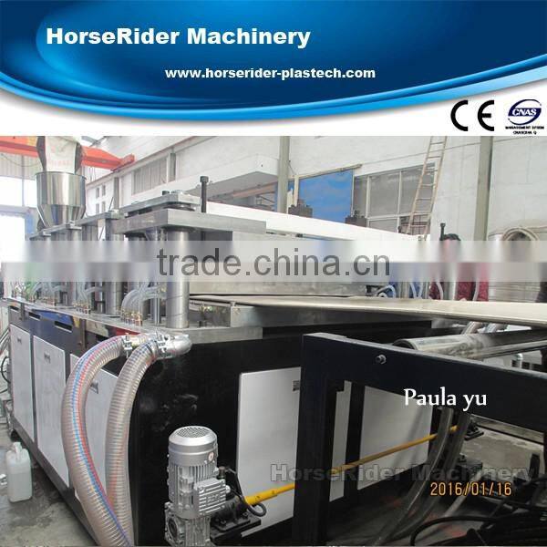 furniture use pvc skinning foam board machine/pvc skinning foamed board extrusion machine