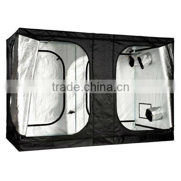 1.2x2.4x2M 600D Mylar Hydroponic Grow Tent for Indoor Plant Growing