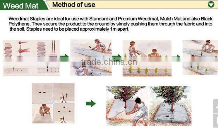 agricultural plant anti root fabric/black weed control weed mat/black weed barrier fabric matting