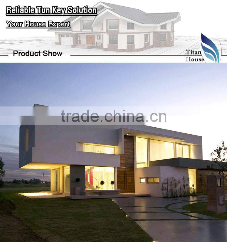 Modern Design Light Steel Frame Fabricated Villa Tourism