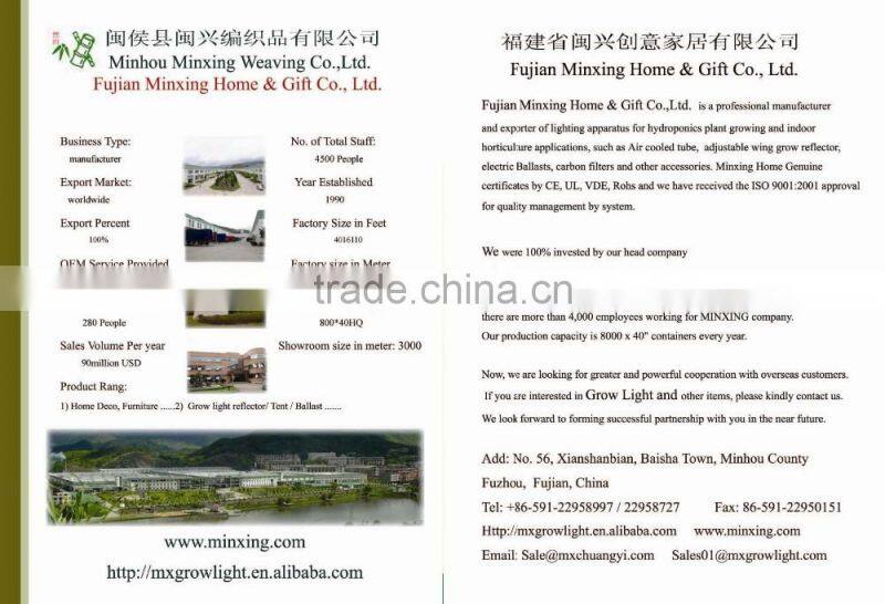 Wing Hydroponic Grow Light Reflector