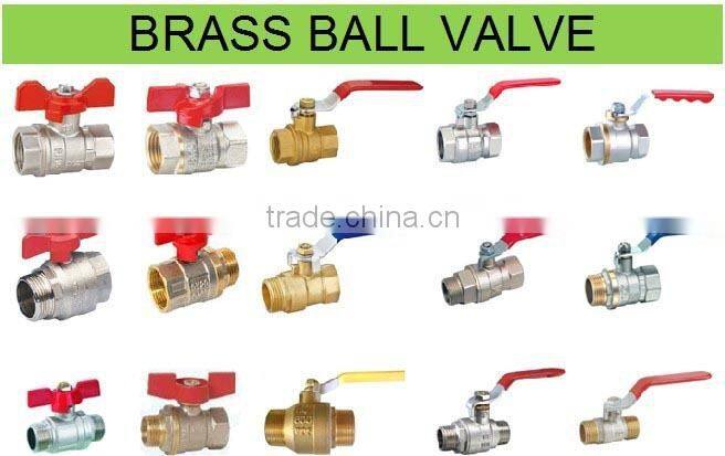 3 ways brass ball valve for heating