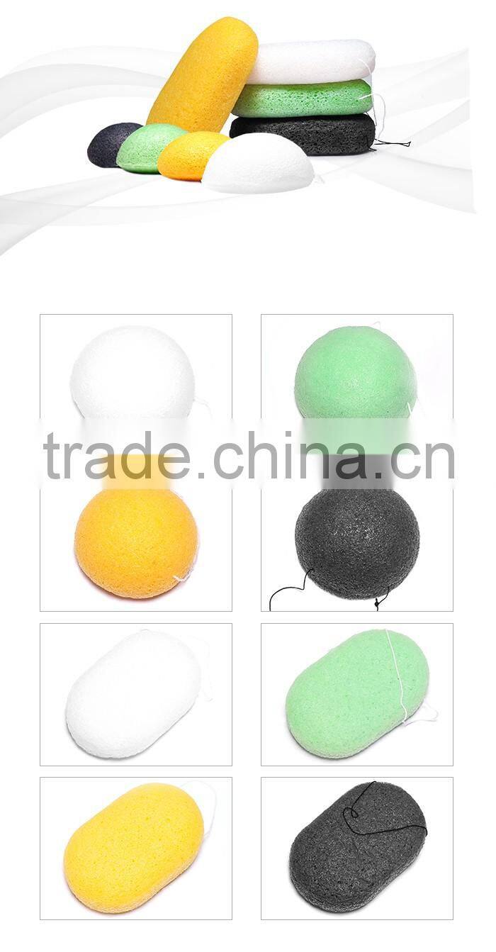 Hot sale Japaness 100% natural organic Konjac cleaning body sponge