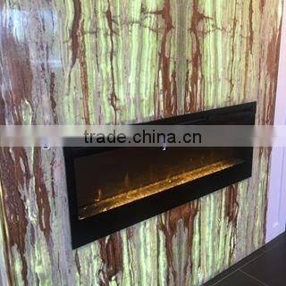 MODERN BACKLIT ONYX FIREPLACES