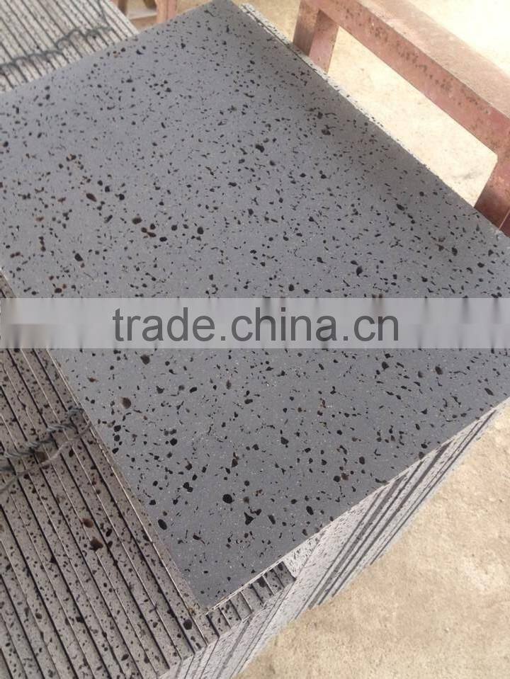 Chinese cheap natural lava stone,volcanic tiles