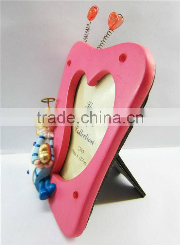 Heart shaped photo frames, resin frame