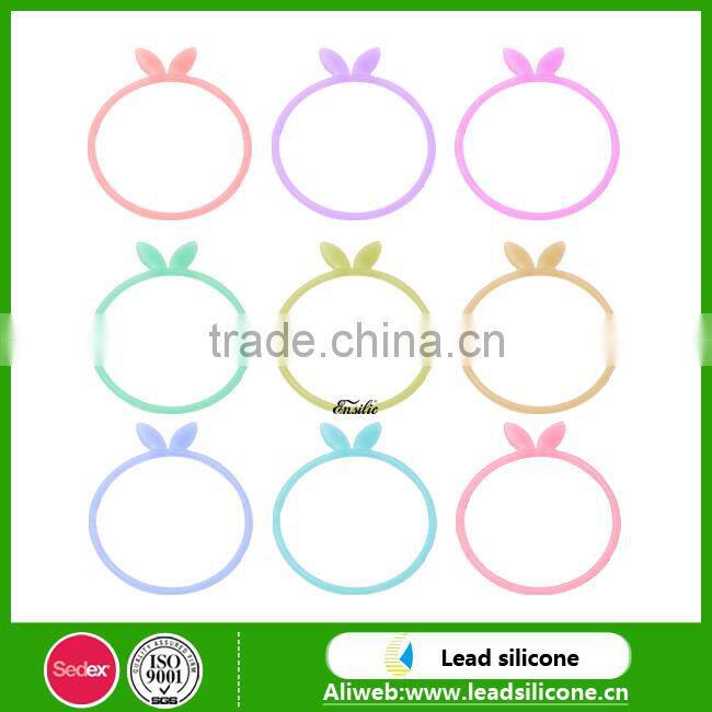Fashion Personalized Silicone Bracelet - Multi-colored Rabbit/ Wholesale Silicone Bracelet