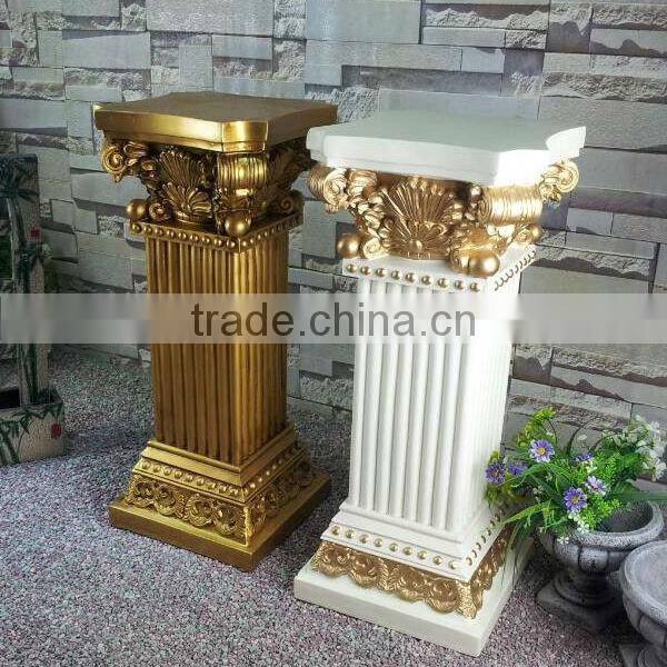 Europe Style Pillar /Roman Column /Wedding Road /Fiberglass Pedestal /Flower Pot With Stand