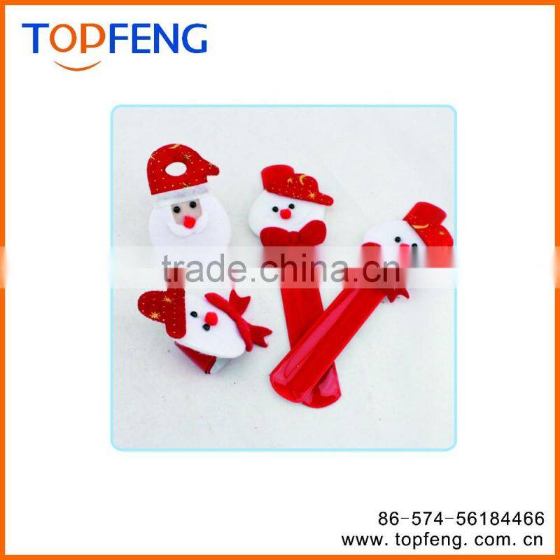 Promotional slap bracelet cheap slap band Christma style,christmas slap bracelet,christmas gifts