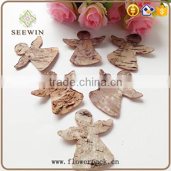 Angel series of natural flowered bark engraving