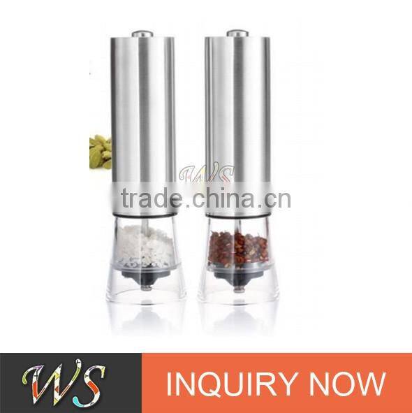 WS-EPM13 New Pepper Mill Electric Stainless Steel Salt and Pepper Grinder