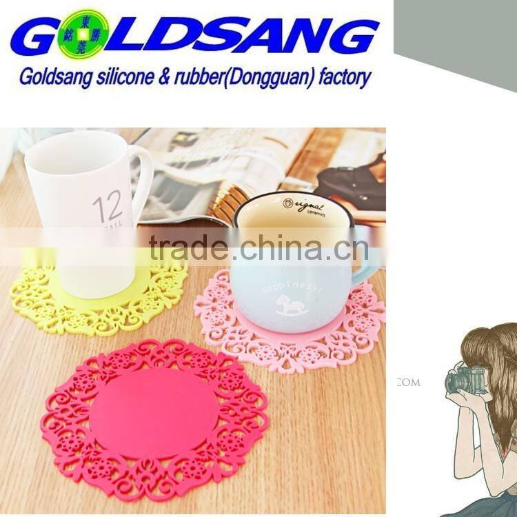 colorful silicone cup mat/household product