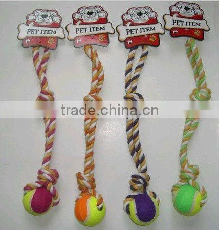 cute design chewing cotton pet toy