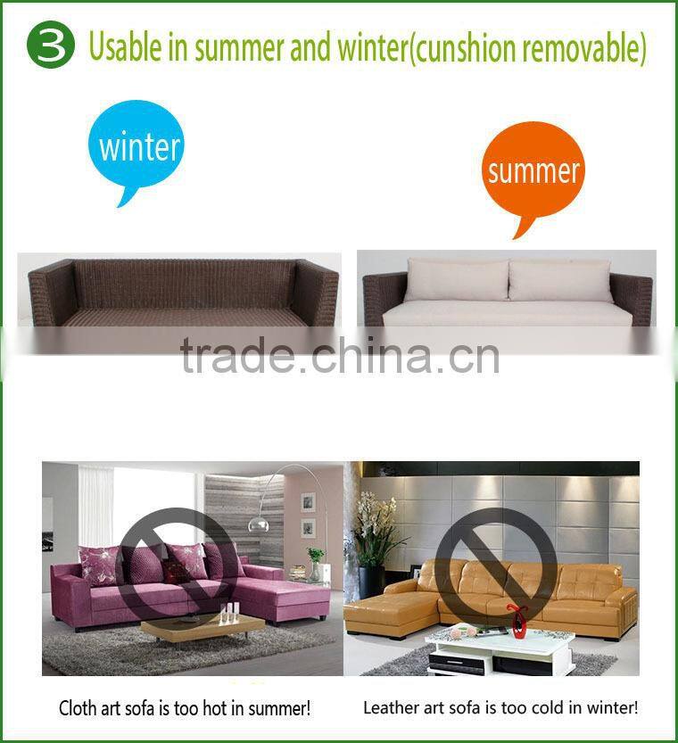 rattan furniture outdoor aluminum sofa set