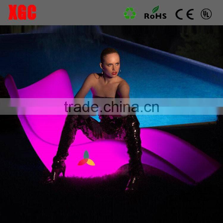 Hot sale lounge sunbed, lighting lounge chair GF119
