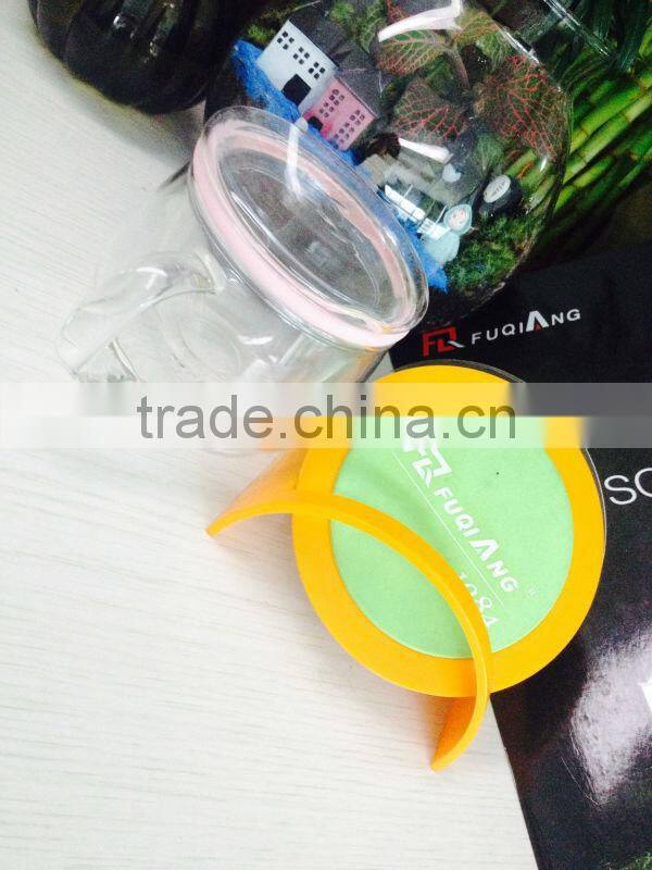 FQ-145 Plastic cup coaster coffe cup mats glass cup coaster set