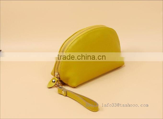 Personalized A++++ soft leather cosmetic bag ,pvc cosmetic bag with cheaper price beauty fashion make up bag