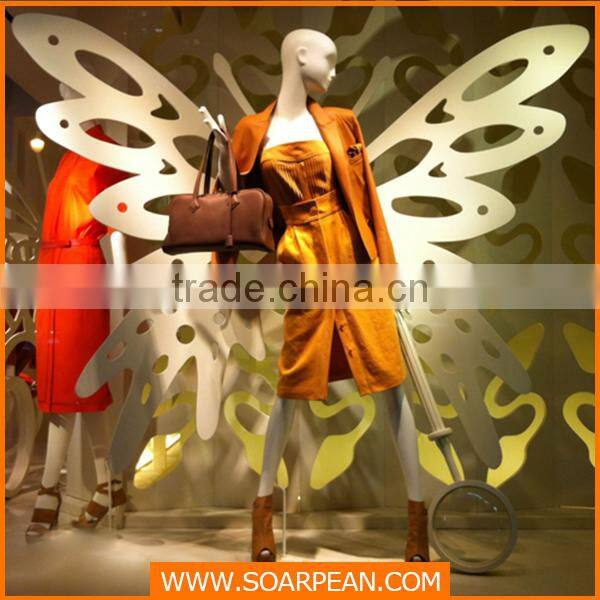 Acrylic Clear Large Butterfly Decorations