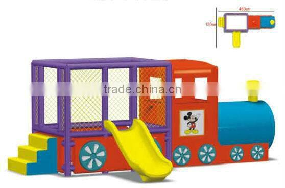 Train model funny soft play ball pool LT-2165I