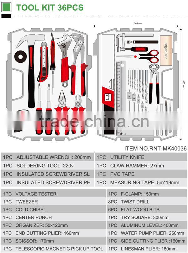 TOOL KIT 36PCS