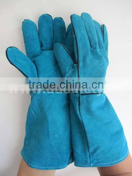 DDSAFETY 2017 Green Cow Split Welding Gloves