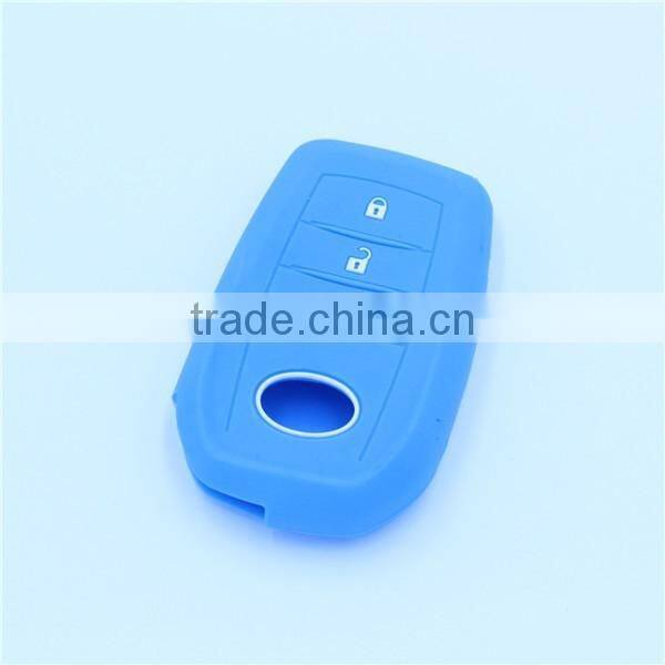For Toyota Camry highlander prado 3 BTN Car key silicone cover shells