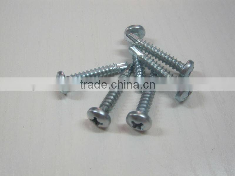Zinc Plated Philips Pan Head Self Tapping Screws