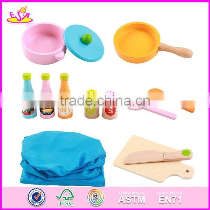 2017 new design giraffe preschool toy wooden children play kitchen W10C234