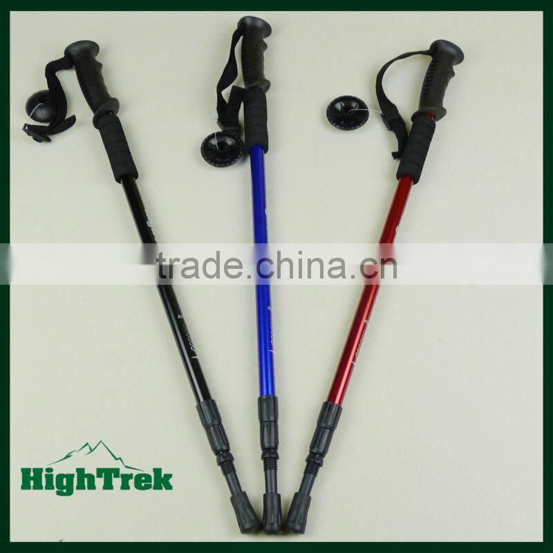 2015 NEW three section colorful nordic walking stick