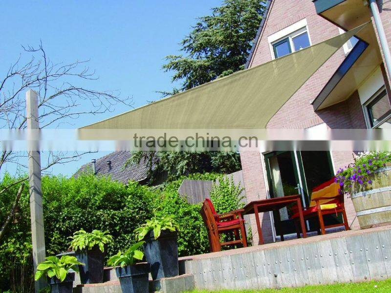 16Feet Waterproof Triangle Canopy Sand Sun Shade Sail