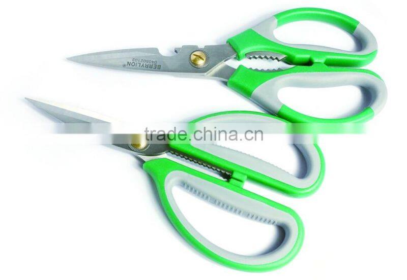 Berrylion 8.5'' stainless steel soft grip handle Kitchen scissor with high quality