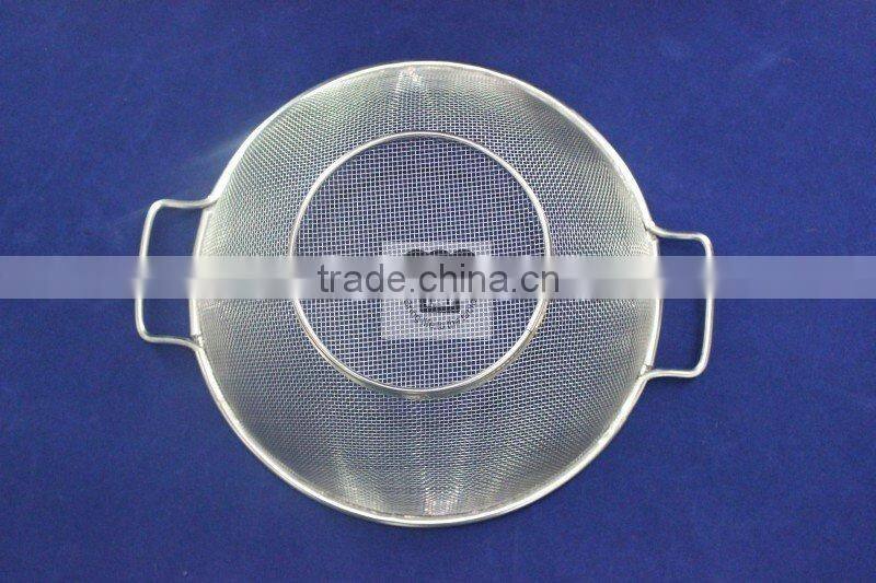 Stainless steel food basket, fruit basket, vegetable basket w/hanger and stander