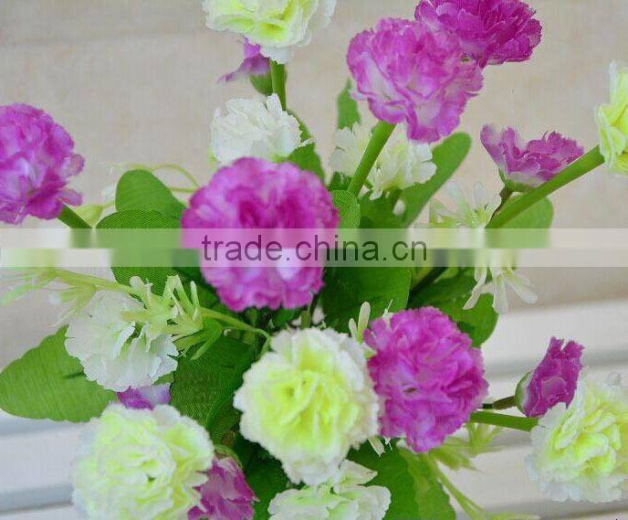 40cm 11 Stems Promotional Silk Carnation Artificial Flower