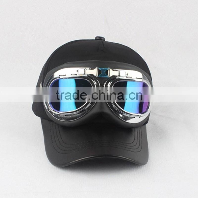 New Style Leather Brim Or Bill Glasses Cap