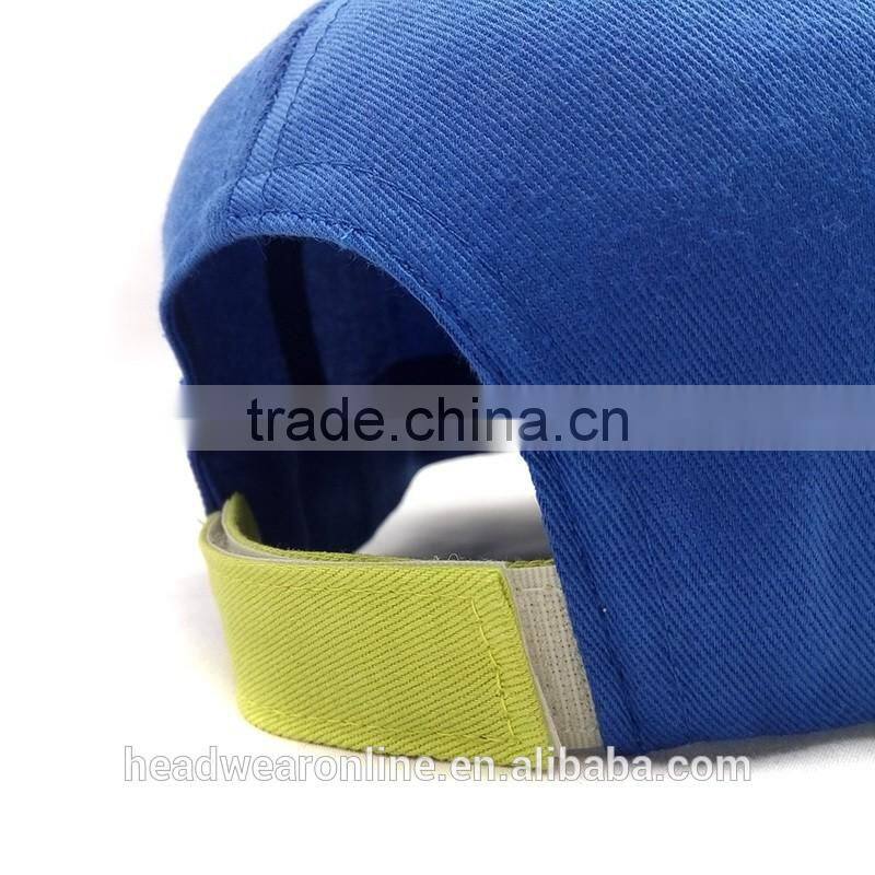 Collage Fabric Color Caps Sport Style Baseball Hats With Printed Logo