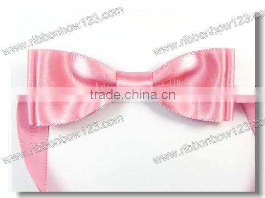 Ribbon bow sticker for invitation card