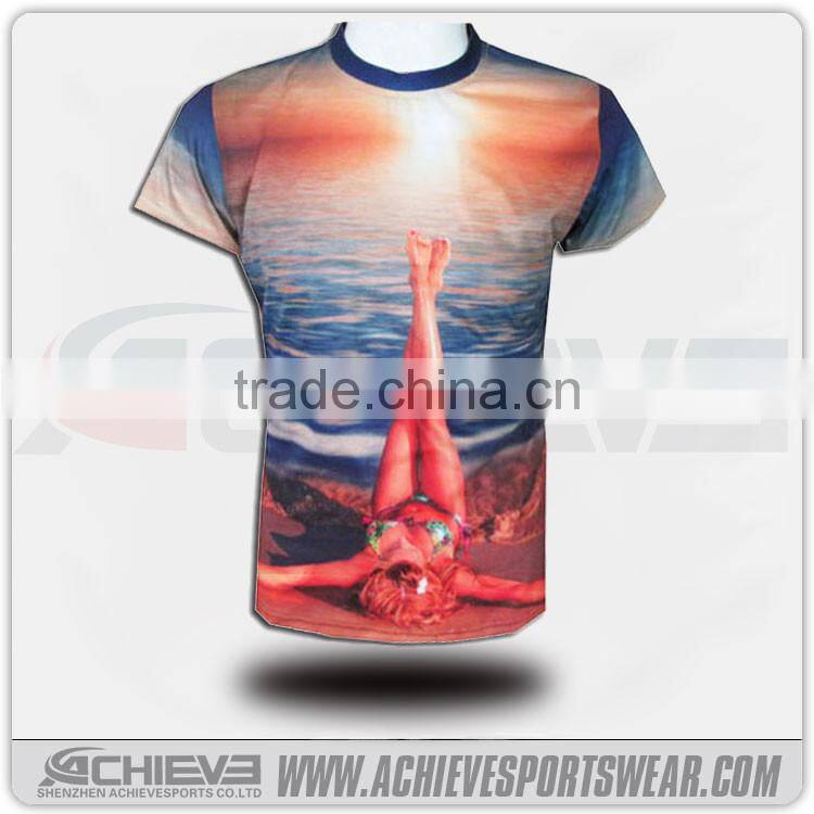 OEM T-Shirt Men's Plain Round Neck T-Shirt