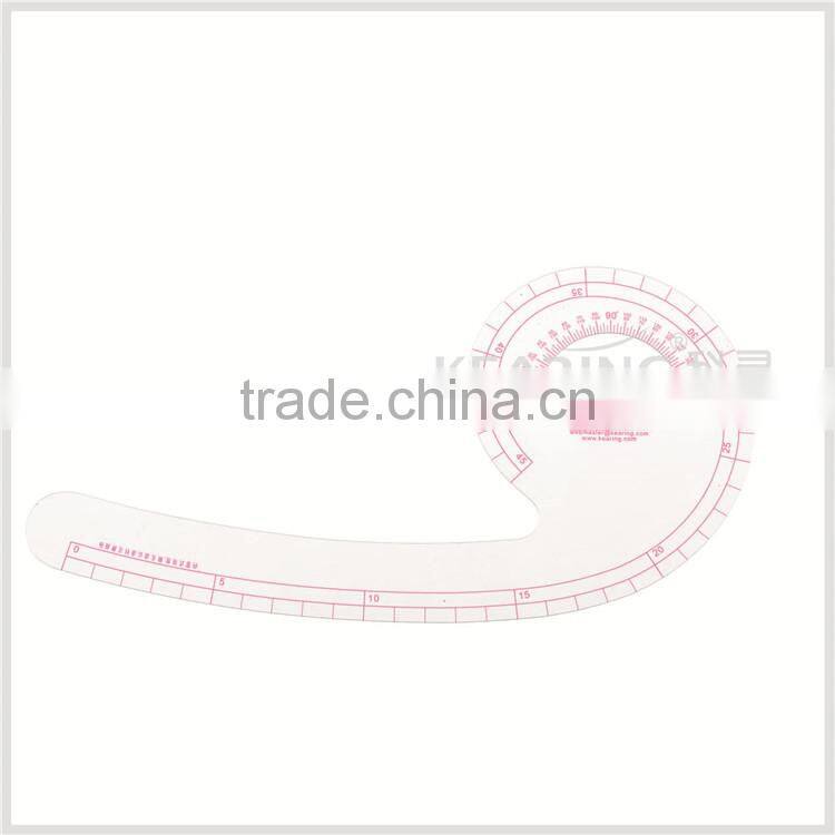 Kearing Metric Vary Form Curves flexible plastic garment ruler with protractor for fashion design # 6404
