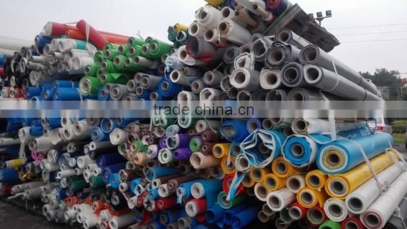 Pvc Coated Fabric Tarpaulin Stock Lots For Tent and Truck Cover