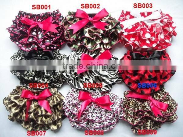 Adorable baby diaper, satin baby bloomers, wholesale baby ruffle bloomers