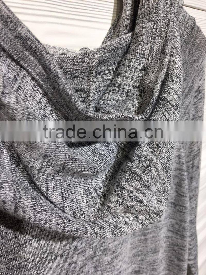 GZY latest shirt designs for women knit hooded shirt stock lot
