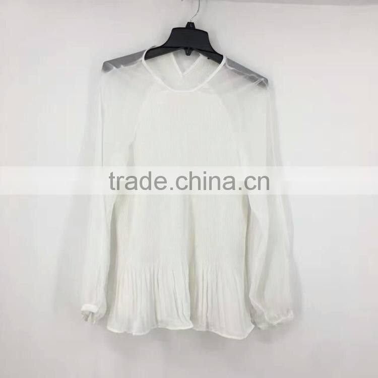 Women orignal chiffon lace blouse brand stock clothes