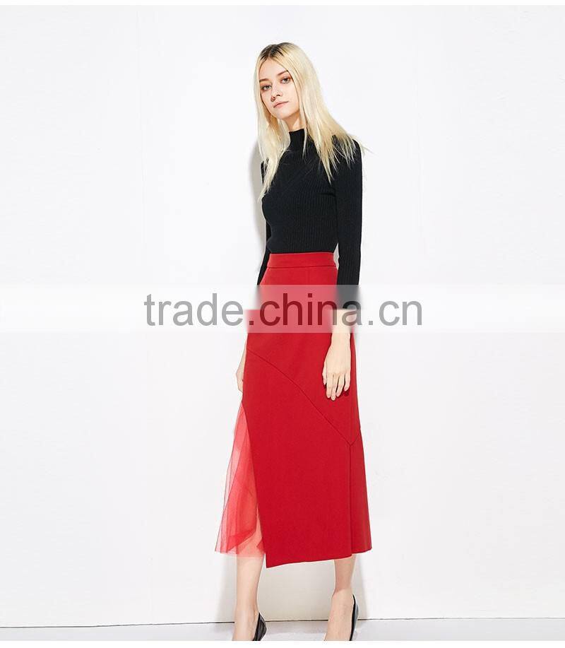 2017 fashion new design autumn black long sleeve elegant latest casual dress designs