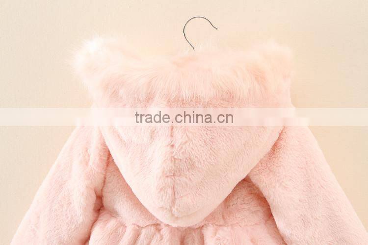 kids girls solid color high fashion faux fur coats,fashion fancy fur hood girls winter coats
