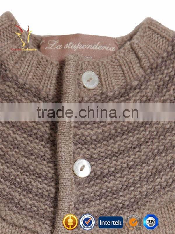 Cashmere Wool knitting pattern children cardigan