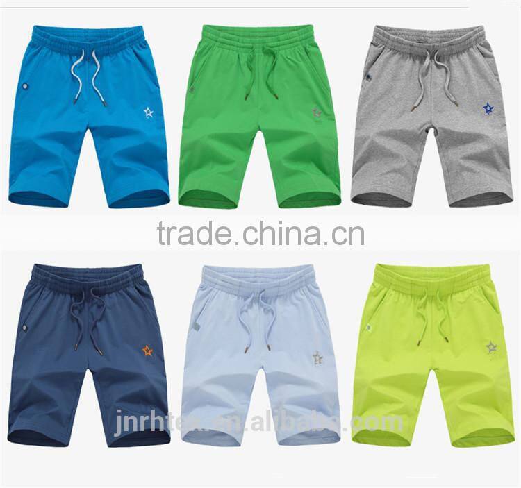 China manufacturer custom 100 cotton running shorts , mens sports shorts