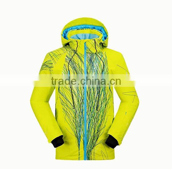 functional technical trendy style waterproof breathable windbreaker mens ski jacket