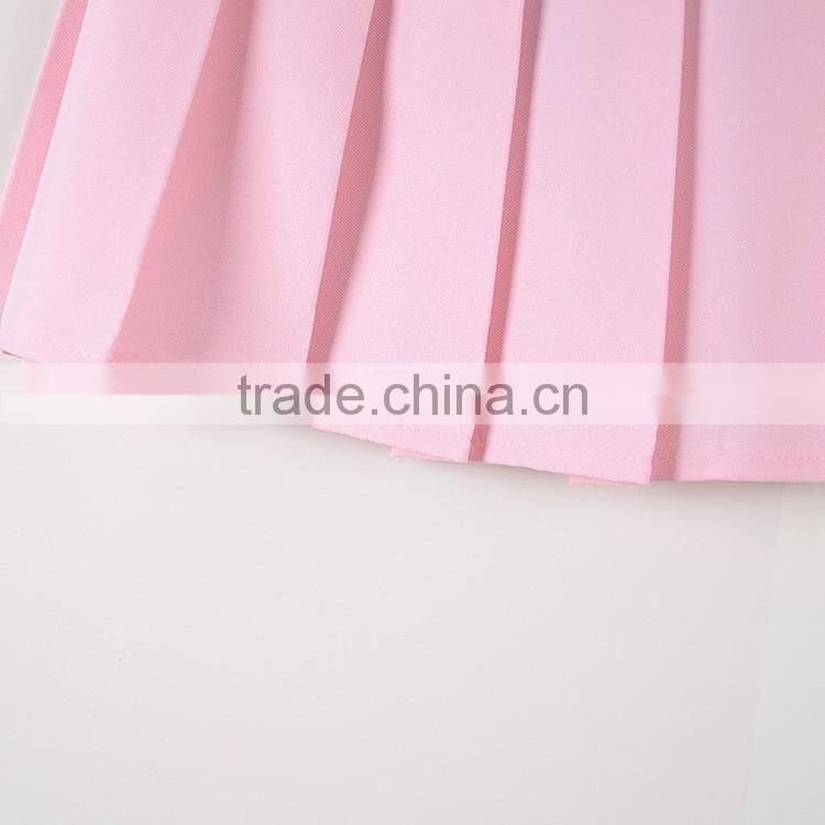 china latest A-line pleated skirt dress,oem customize casual women umbrella skirt